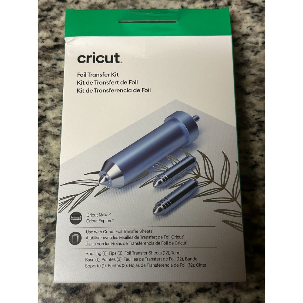 New in Box Cricut Foil Transfer Kit + extra cricut foil sheets